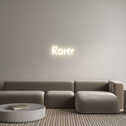 Enseigne LED néon personnalisée : Romy