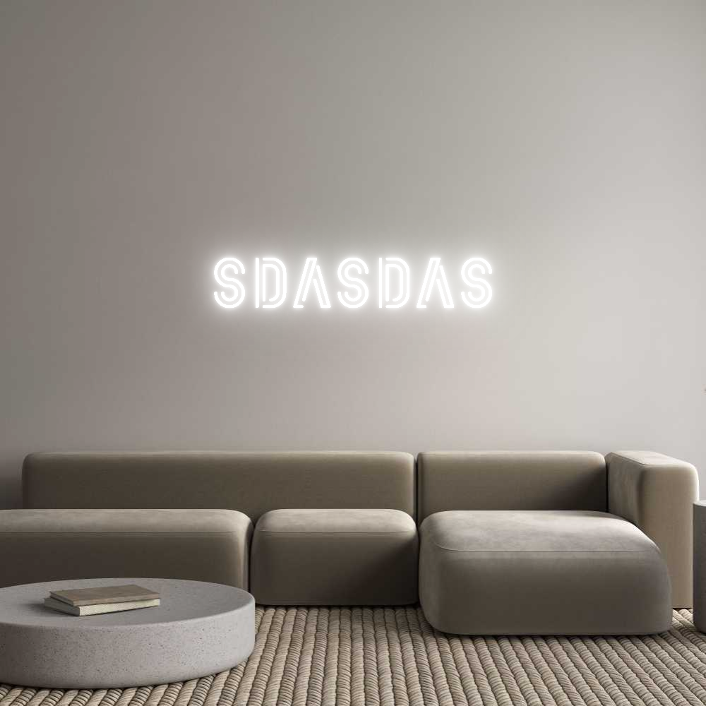 Custom LED Neon Sign: sdasdas