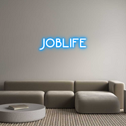 Enseigne LED néon personnalisée : JOBLIFE