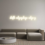 Custom Wedding LED Neon Sign:  dcfh cdgcgdc...