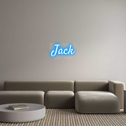 Custom LED Neon Sign: Jack