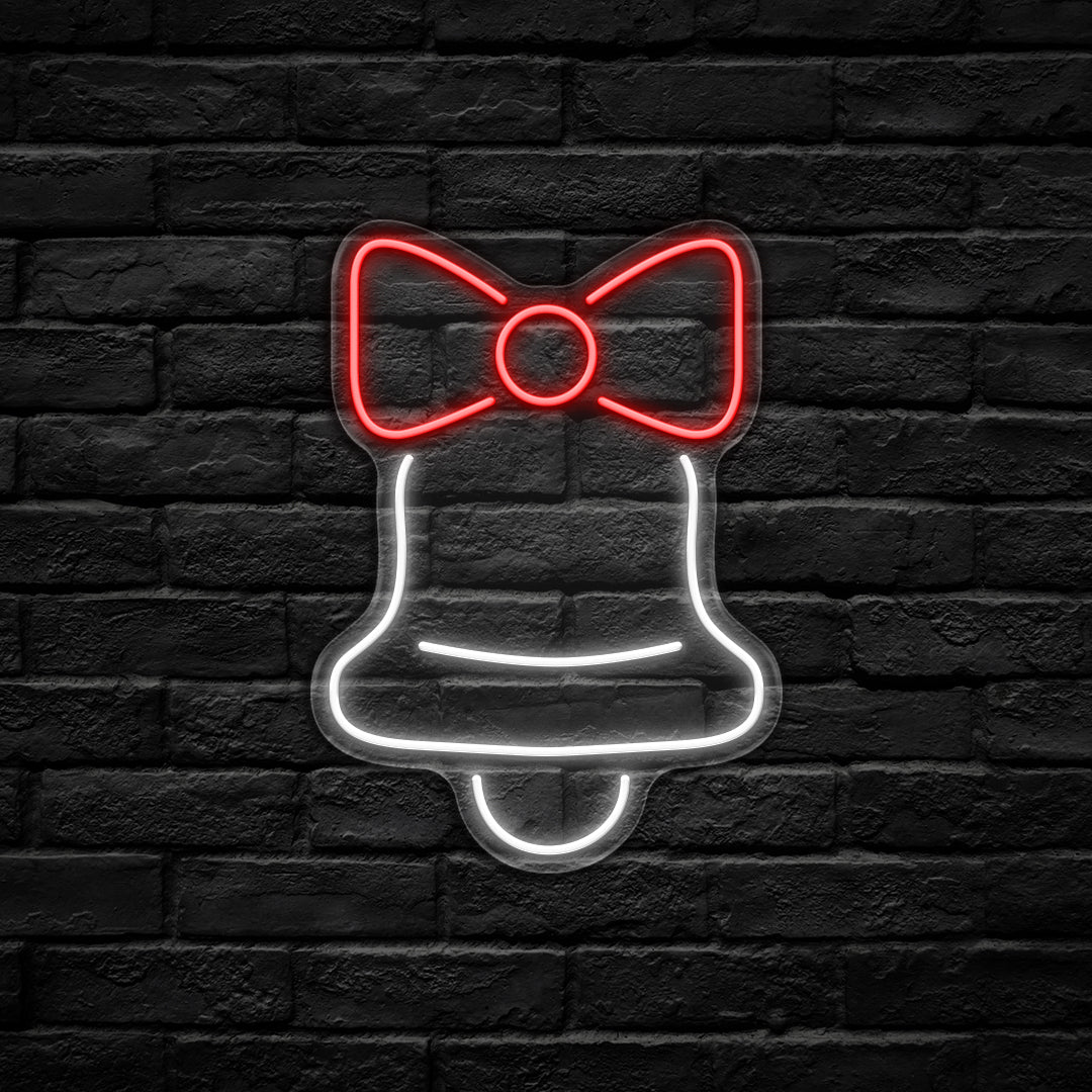Jingle Bell LED Neon Sign (USB-Dimmable 29cm x 39cm)
