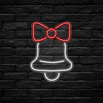 Jingle Bell LED Neon Sign (USB-Dimmable 29cm x 39cm)