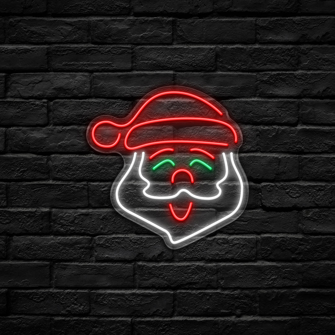 Santa Claus LED Neon Sign (USB-Dimmable 34cm x 35cm)