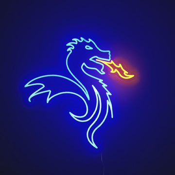 FC Porto – Enseigne Néon LED Dragon – Décoration Lumineuse Officiellement Licenciée