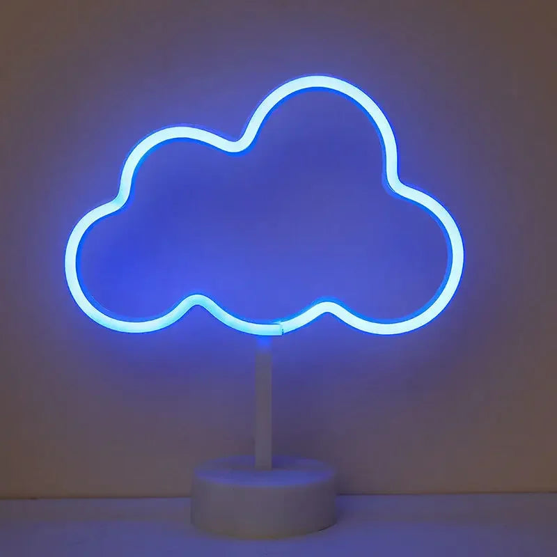 USB LED Neon Table Lamp Night Lights - Cloud