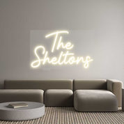 Custom Wedding LED Neon Sign: The 
Sheltons