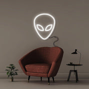 Alien - Neonific - LED Neon Signs - 50 CM - White