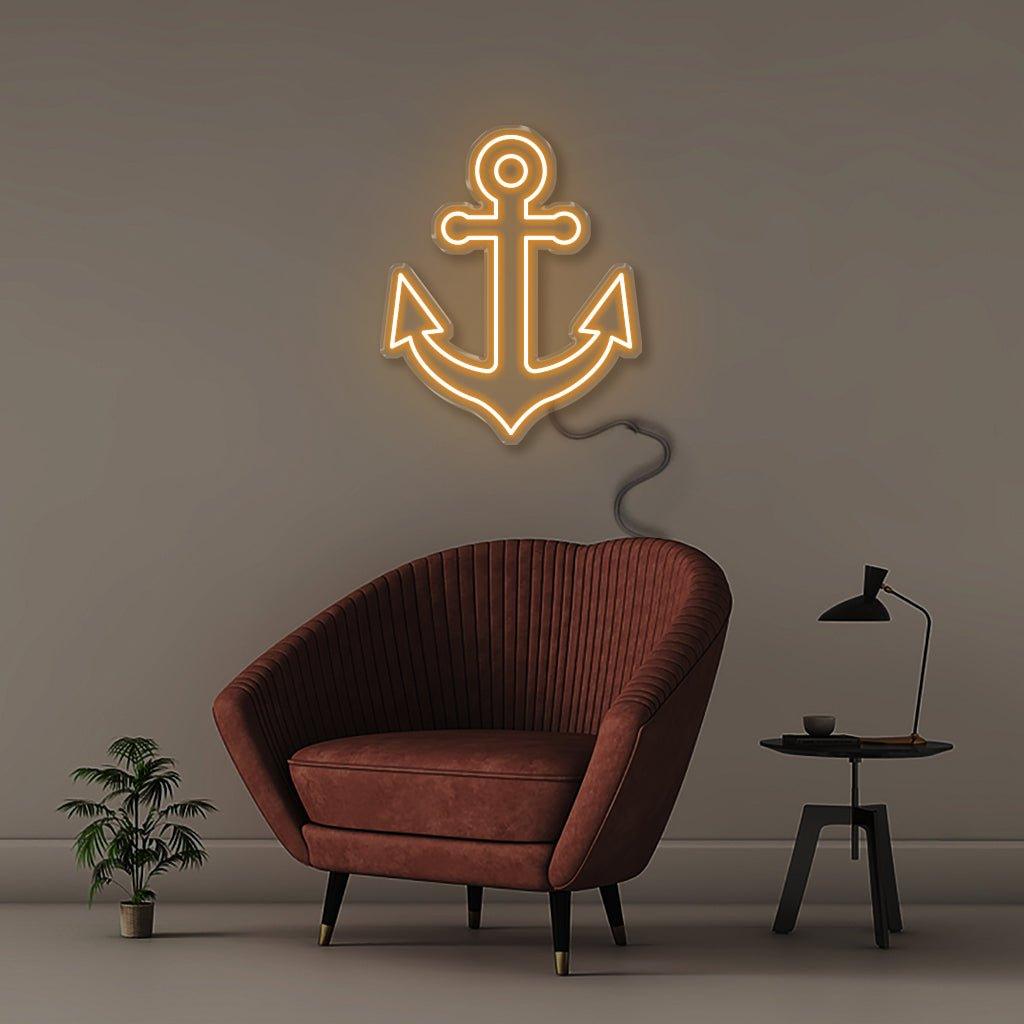 Anchor - Neonific - LED Neon Signs - 50 CM - Orange