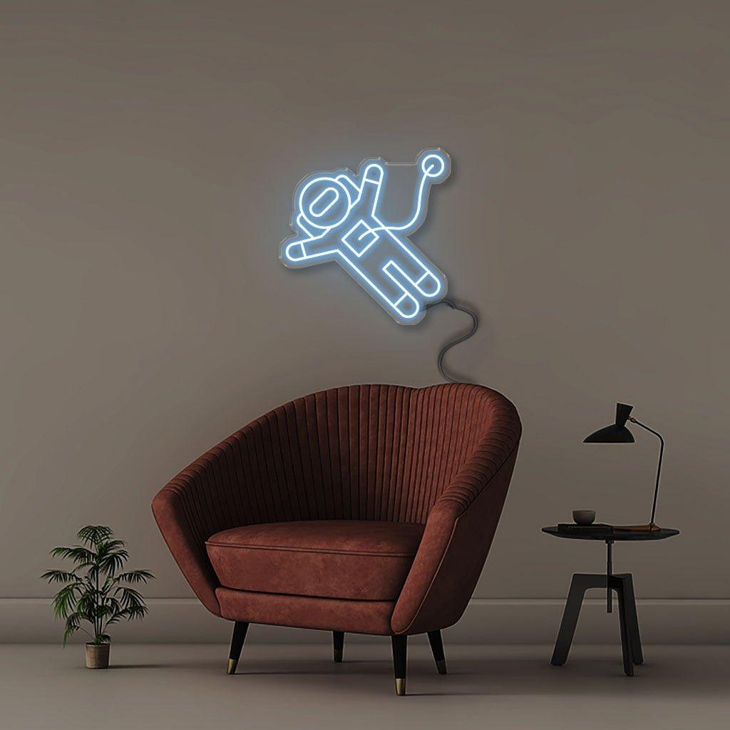 Astronaut - Neonific - LED Neon Signs - 50 CM - Light Blue