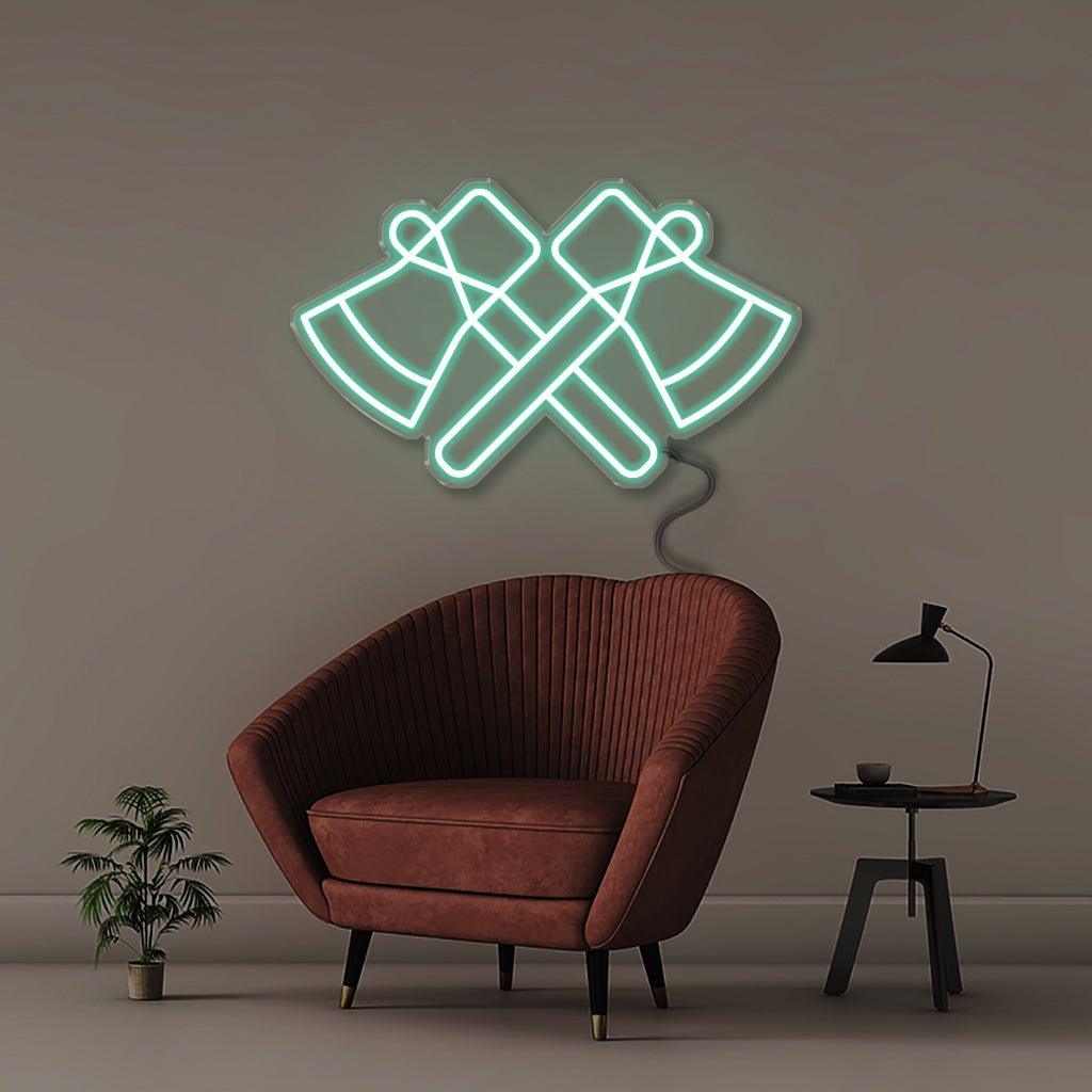 Axe - Neonific - LED Neon Signs - 50 CM - Sea Foam