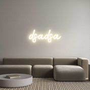 Custom Wedding LED Neon Sign: dsadsa