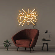 Bang - Neonific - LED Neon Signs - 18" (46cm) - Orange