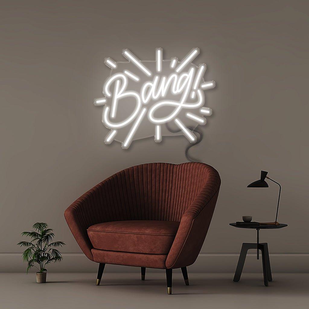 Bang - Neonific - LED Neon Signs - 18" (46cm) - White