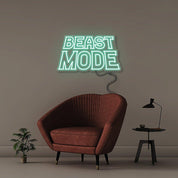 Beastmode - Neonific - LED Neon Signs - 18" (46cm) - Sea Foam