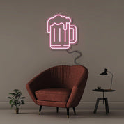 Beer - Neonific - LED Neon Signs - 18" (46cm) - Light Pink