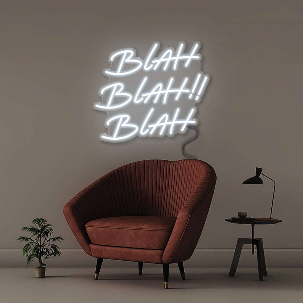 Blah - Neonific - LED Neon Signs - 18" (48cm) - Cool White