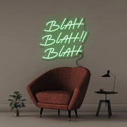 Blah - Neonific - LED Neon Signs - 18" (48cm) - Green