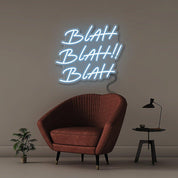 Blah - Neonific - LED Neon Signs - 18" (48cm) - Light Blue