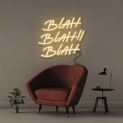 Blah - Neonific - LED Neon Signs - 18" (48cm) - Warm White