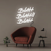 Blah - Neonific - LED Neon Signs - 18" (48cm) - White