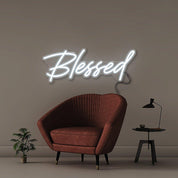 Blessed - Neonific - LED Neon Signs - 18" (46cm) - Cool White