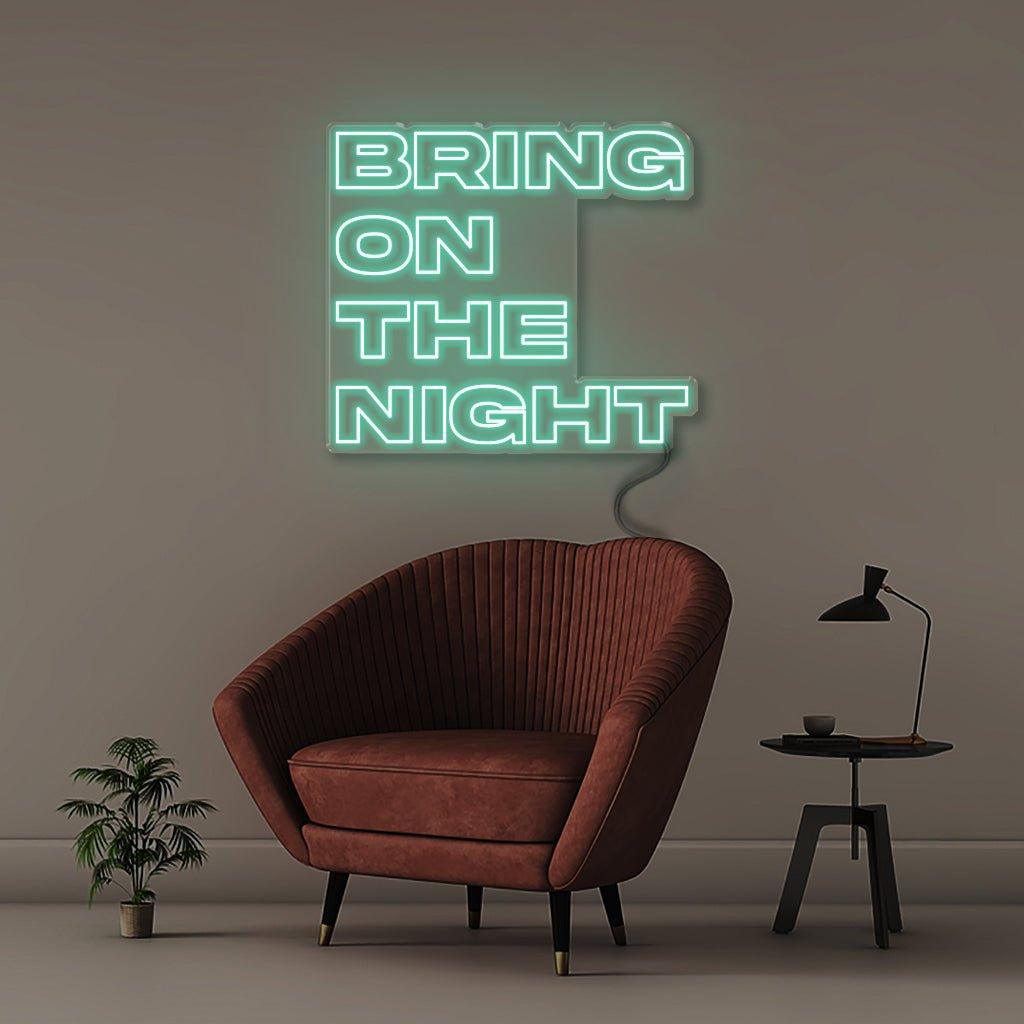 Bring On The Night - Neonific - LED Neon Signs - 75 CM - Blue