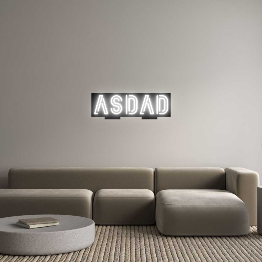 Custom LED Neon Sign: asdad