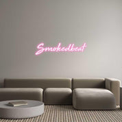 Custom LED Neon Sign: Smokedbeat - Neonific - LED Neon Signs - 