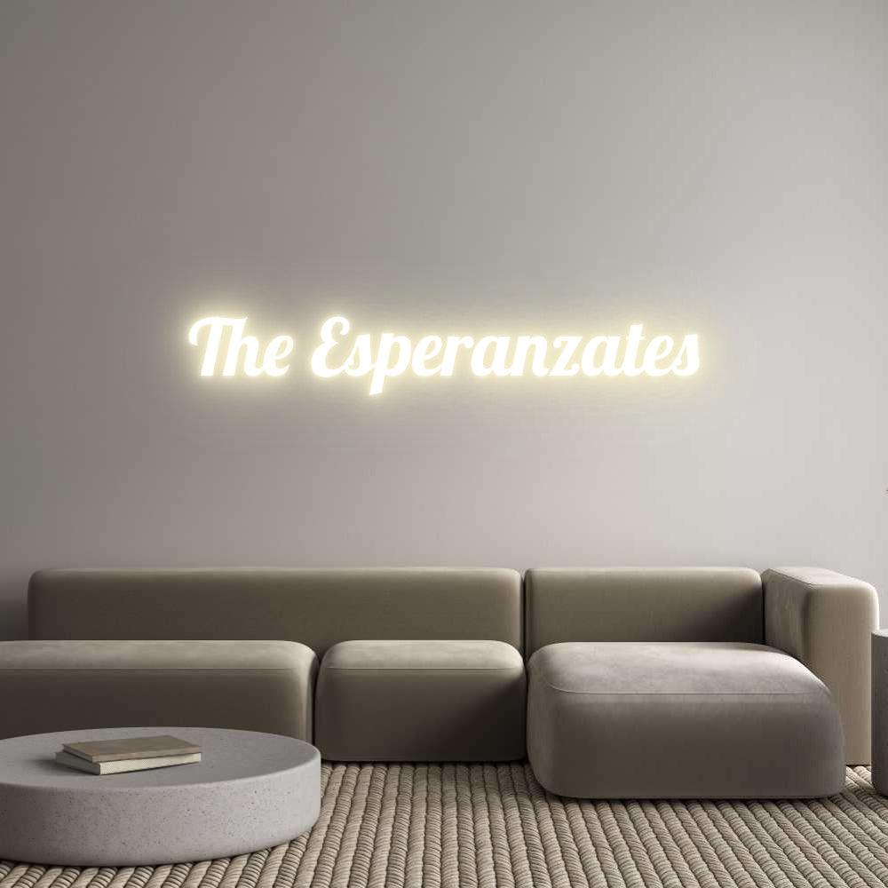 Custom LED Neon Sign: The Esperanza...