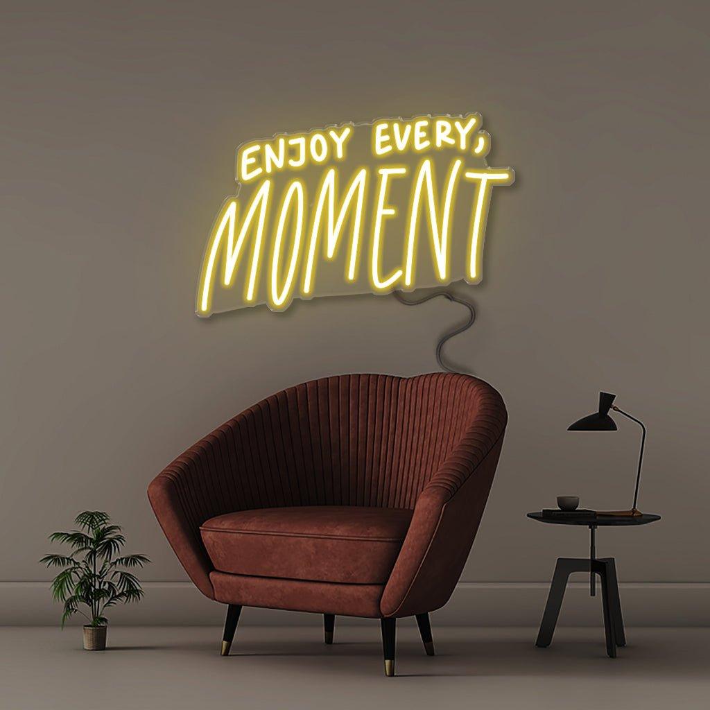 Enjoy Every Moment - Neonific - LED Neon Signs - 50 CM - Blue