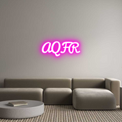 Custom LED Neon Sign: AQFR