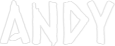 Custom LED Neon Sign: andy