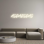 Custom LED Neon Sign: ASDADSDAS