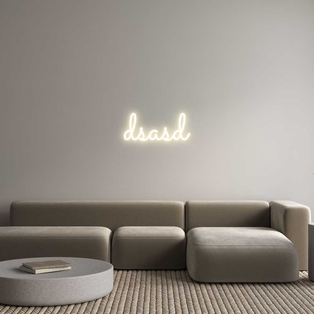 Custom LED Neon Sign: dsasd