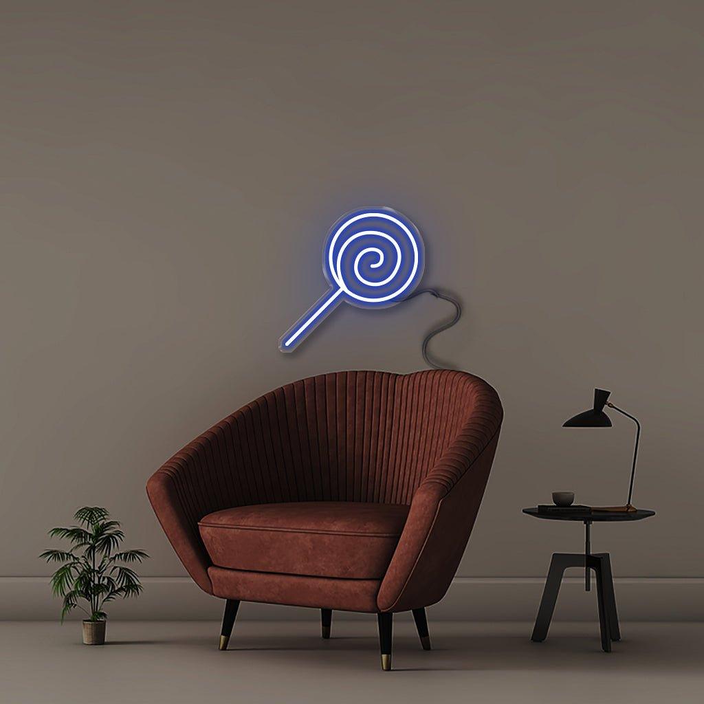 Lollipop 2 - Neonific - LED Neon Signs - 50 CM - Blue