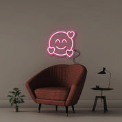 Loved Emoji - Neonific - LED Neon Signs - 50 CM - Blue