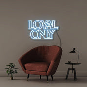 Loyal only - Neonific - LED Neon Signs - 75 CM - Blue