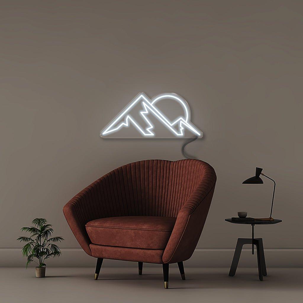 Mountain - Neonific - LED Neon Signs - 50 CM - Blue