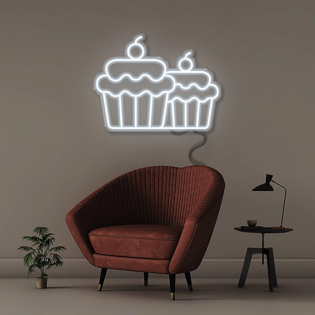 Neon Cupcakes - Neonific - LED Neon Signs - 50 CM - Blue