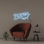 Nope - Neonific - LED Neon Signs - 75 CM - Blue