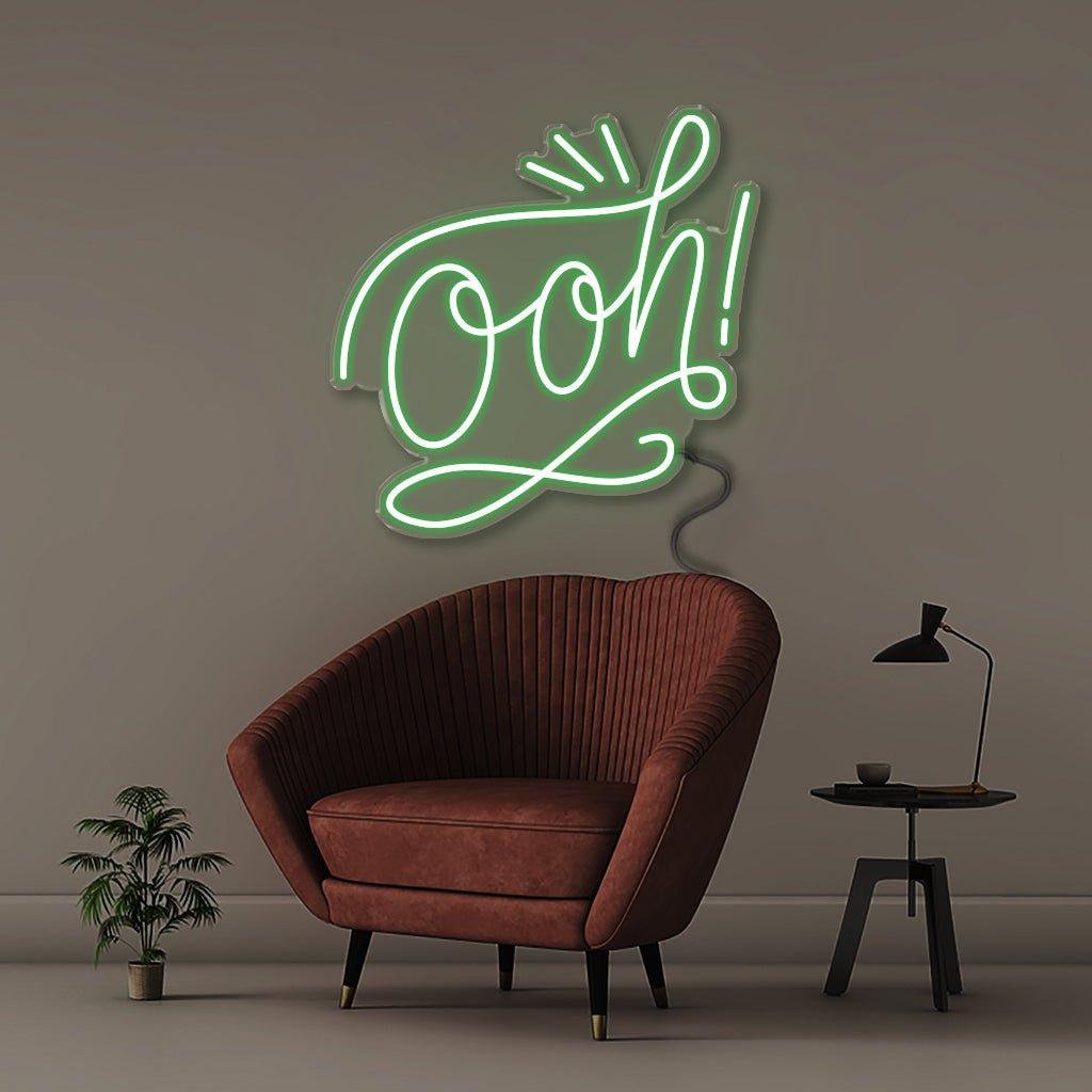 Ooh! - Neonific - LED Neon Signs - 50 CM - Blue