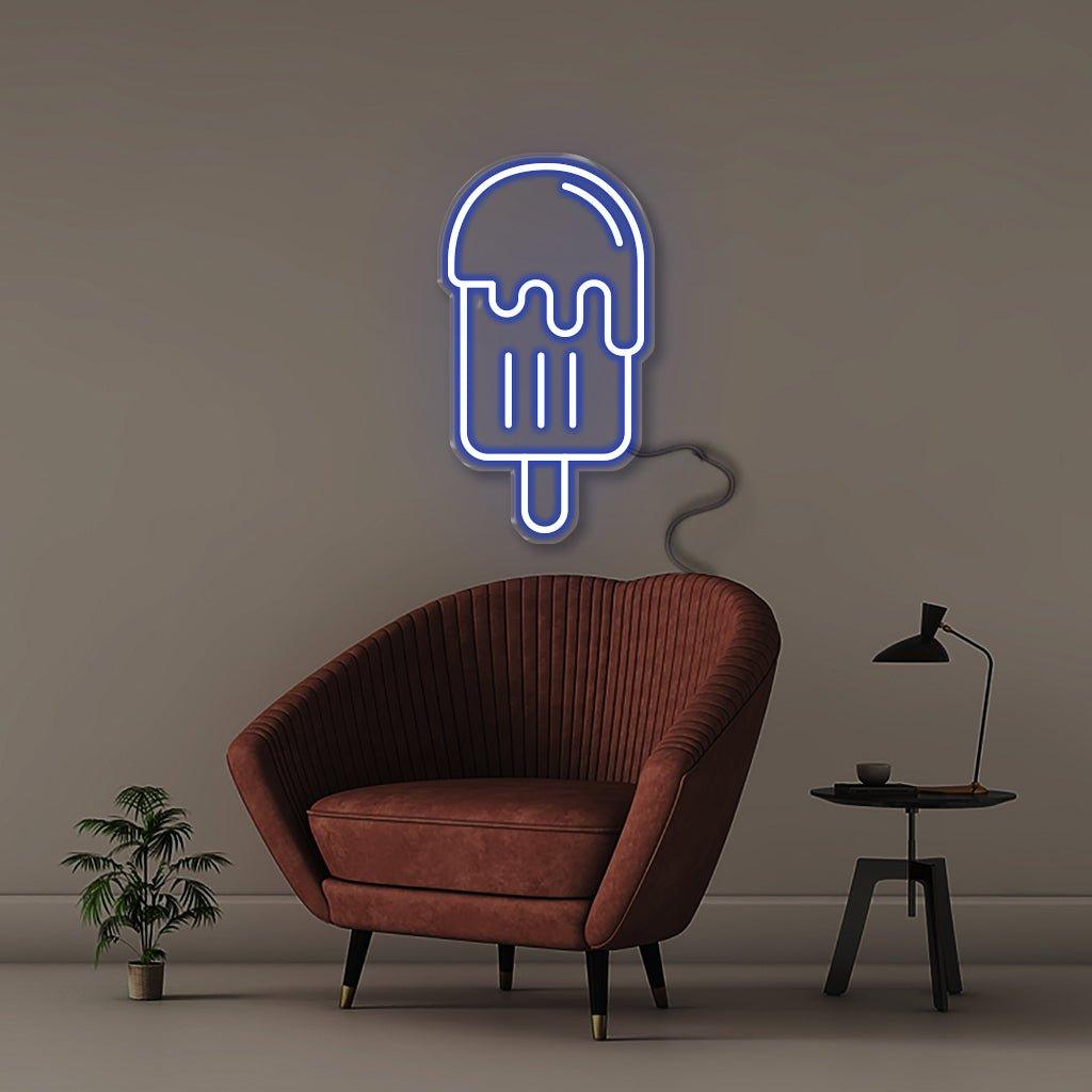 Popsicle - Neonific - LED Neon Signs - 50 CM - Blue