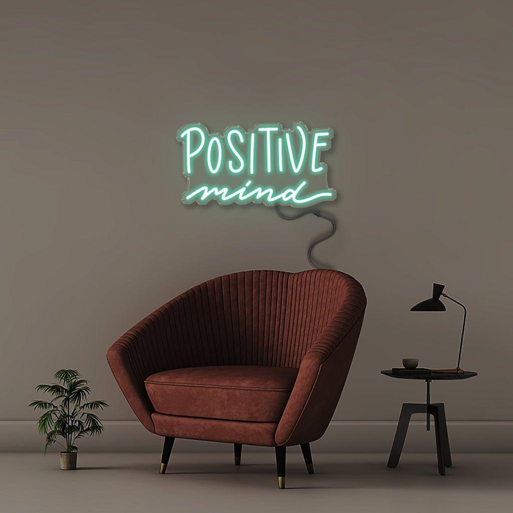 Positive Mind - Neonific - LED Neon Signs - 50 CM - Blue