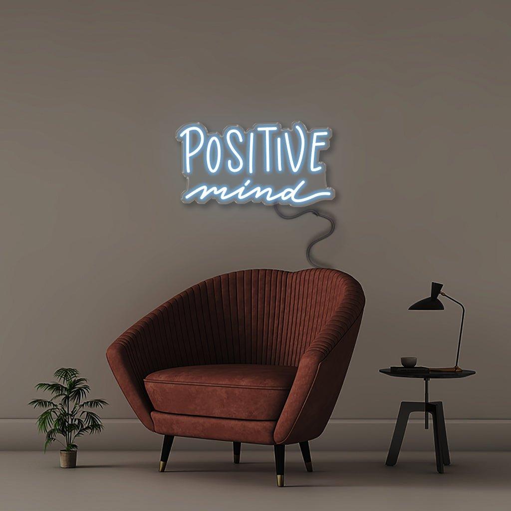 Positive Mind - Neonific - LED Neon Signs - 50 CM - Blue