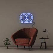 Pretzel - Neonific - LED Neon Signs - 50 CM - Blue