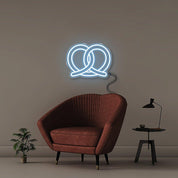 Pretzel - Neonific - LED Neon Signs - 50 CM - Blue