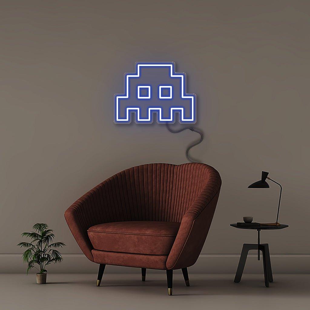 Retro Game - Neonific - LED Neon Signs - 50 CM - Blue