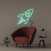 Rocket - Neonific - LED Neon Signs - 50 CM - Blue