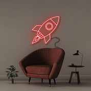 Rocket - Neonific - LED Neon Signs - 50 CM - Blue